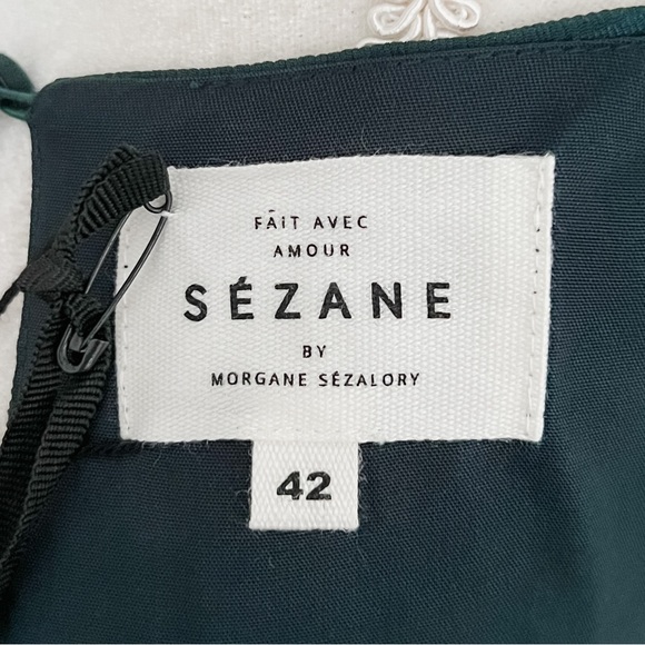 🚫Sold🚫 Dress Green Mini Long Sleeve 3/4 sleeve NWT Medium Aime - Picture 7 of 7